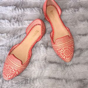 open side flats! with cute design.